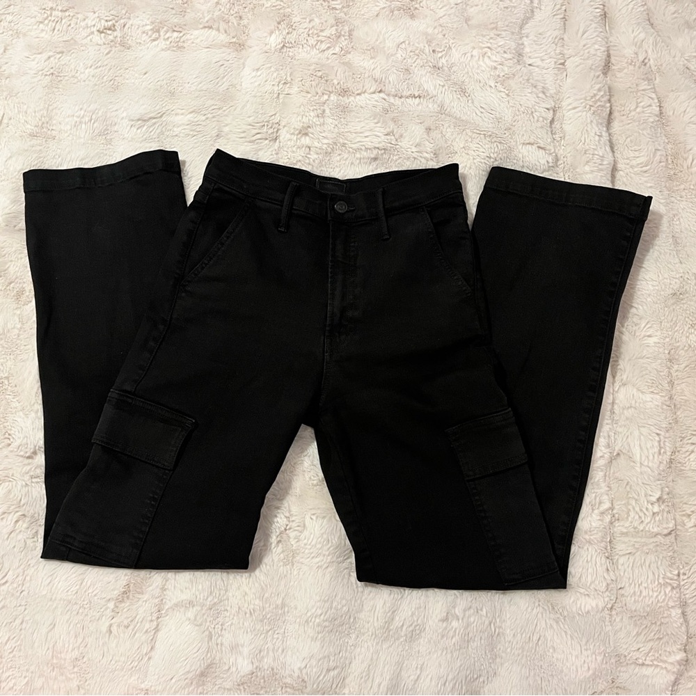 MOTHER Women’s High Rise Cargo Straight Leg Pants - Picture 2 of 6
